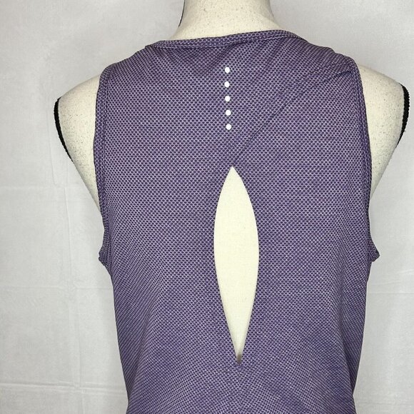 Athletic Works Womens Purple Open Back Tank Stretch Size M (8-10) - Picture 6 of 8